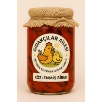 10 Kavanoz Közlenmiş Biber Konservesi