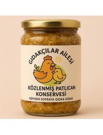 10 Kavanoz Közlenmiş Patlıcan Konservesi