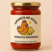 10 Kavanoz Rendelenmiş Domates Konservesi