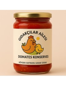 10 Kavanoz Rendelenmiş Domates Konservesi